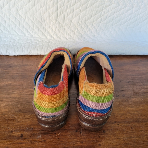 Born Concept Nadiya Striped Canvas Slip On Clog Size 8 - Picture 6 of 8